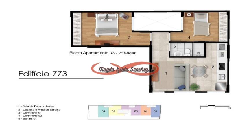 Apartamento à venda com 2 quartos, 36m² - Foto 21