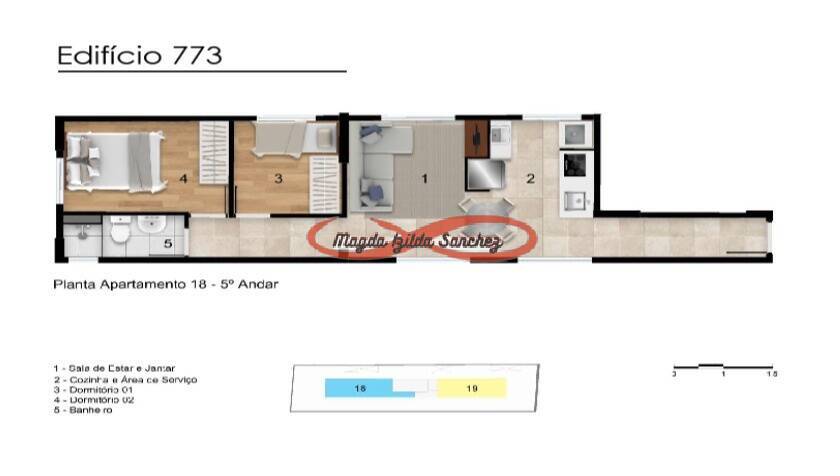 Apartamento à venda com 2 quartos, 36m² - Foto 22