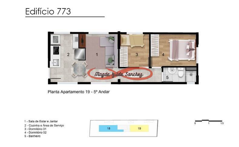 Apartamento à venda com 2 quartos, 36m² - Foto 23